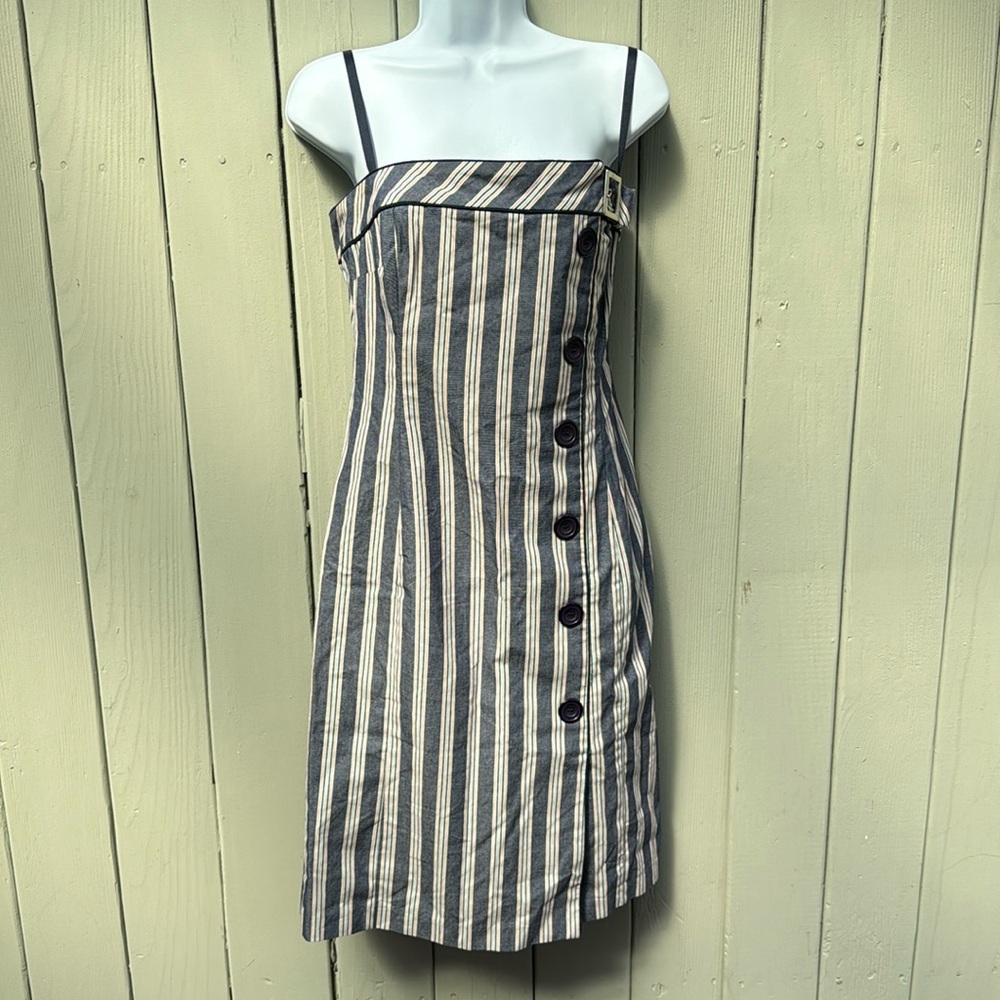 Jill Michelle Dress- red, white & blue 8